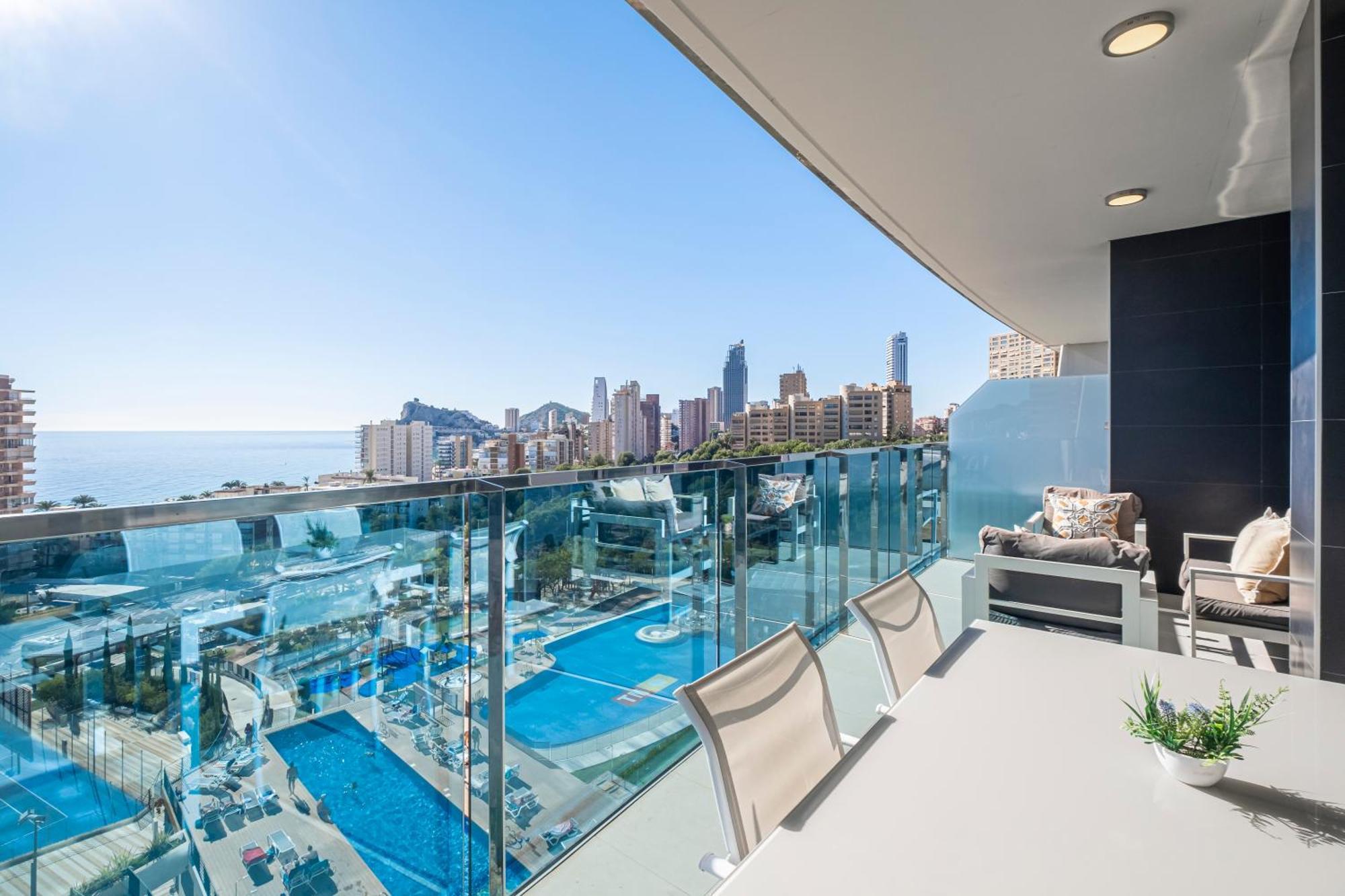 Sunset Drive Resort Apartment 4-8 Poniente Beach Benidorm Luaran gambar